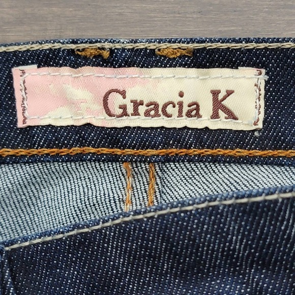 NWT Gracia K Women's Tapered Slim Denim Jeans SIZE 9 MSRP: $148 Dark Wash 32x31 - Picture 5 of 9